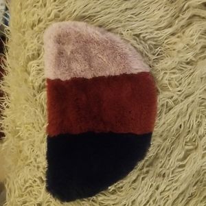 Madewell super soft faux fur zipper bag